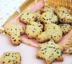 黑芝麻大米果