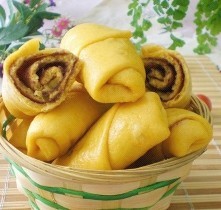 炸豆沙卷