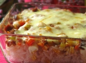 意式鲜蔬肉酱焗饭