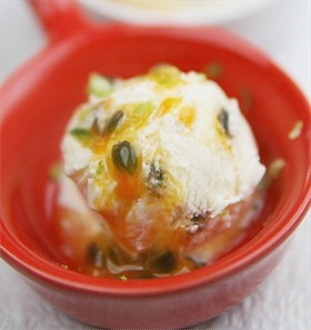 百香果酸奶冰激淋