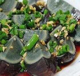 姜汁皮蛋