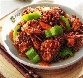 香炒鸡胗花
