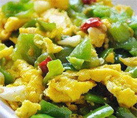 青椒炒鸡蛋黄