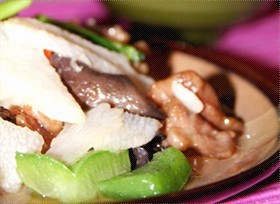 山药木耳溜肉片