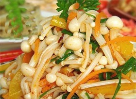 凉拌金针菇