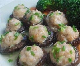 虾仁酿香菇 