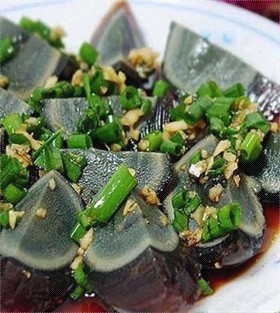 姜汁皮蛋