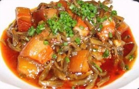 干豇豆红烧肉