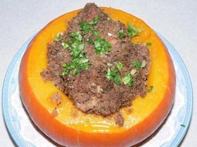 南瓜蒸肉