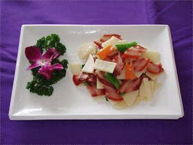 山药炒腊肉