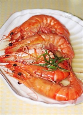 姜汁海虾