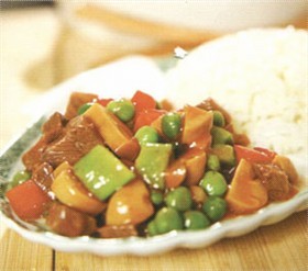 蔬菜牛腩烩饭