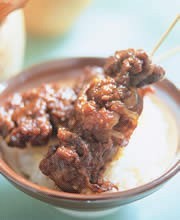 沙嗲烤牛肉串饭