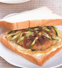 肉排蛋土司