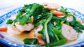 韭菜炒虾仁