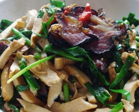 豆干炒腊肉