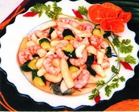 虾仁鸡腿菇