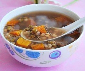 绿豆薏米南瓜汤