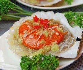 蒜蓉粉丝蒸扇贝