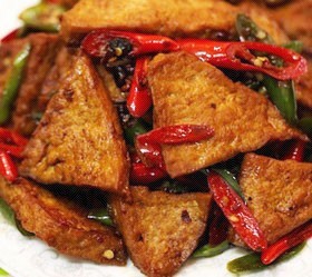 家常炒豆腐
