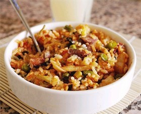 香肠土豆焖饭