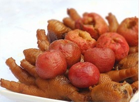山楂配鸡爪