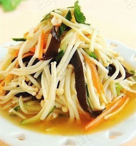 金针菇拌杂蔬