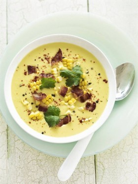 冰鲜玉米培根汤