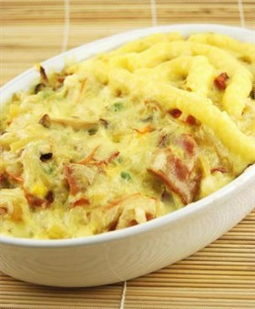 土豆培根焗饭