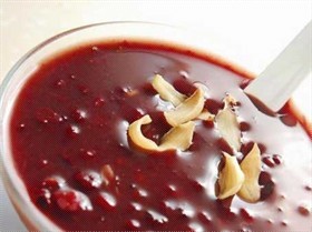 莲子百合红豆沙 