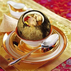 椰子炖鸡