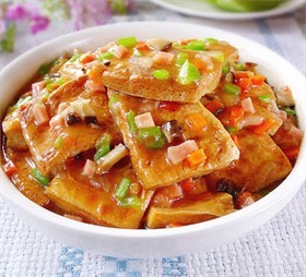 浇汁豆腐