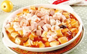 木棉花虾仁豆腐