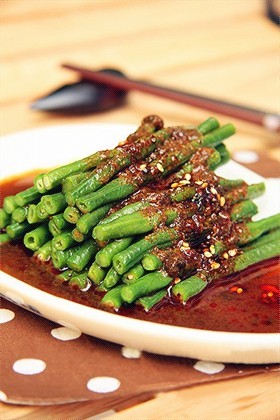 麻酱拌豆角
