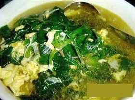 菠菜鸡蛋汤