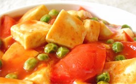 番茄烧豆腐
