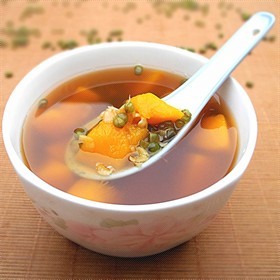 南瓜绿豆汤