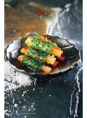 盐腌瓜皮卷