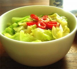 素炒卷心菜