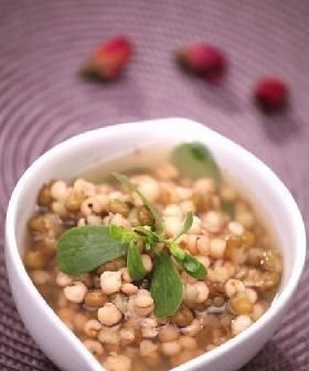 薏仁绿豆粥
