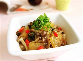 蟹味菇烧冬瓜