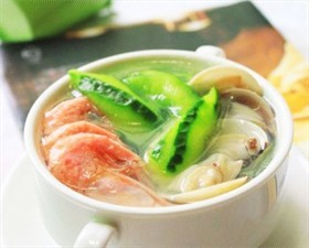 丝瓜海鲜汤