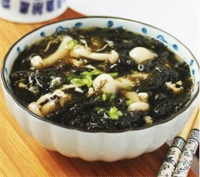 紫菜鲜菇汤