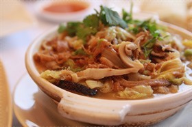 干贝白菜煲