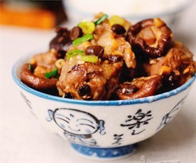 香菇豆豉蒸排骨