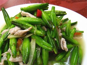 炒鲜金针菜