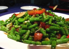 豆角香菇炒肉