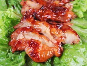 香煎叉烧酱鸡腿