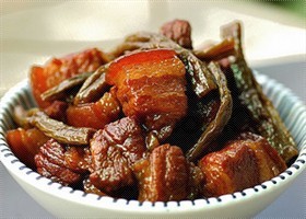 干豇豆红烧肉