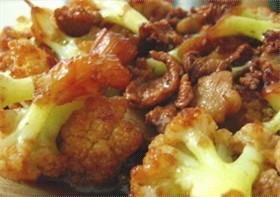 鸡肉炒菜花